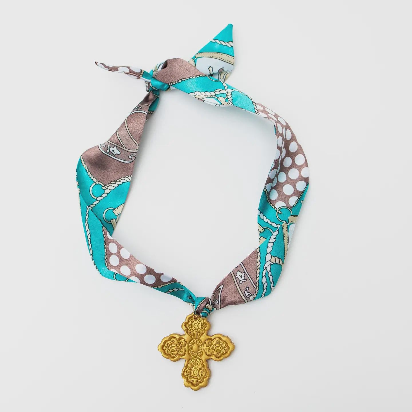Hidden Truth Jewelry Teal Scarf with Susie Cross