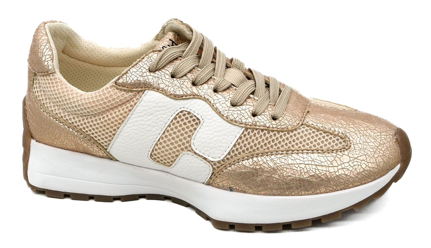 Corkys No Prob Sneaker- Gold Cracked Metallic