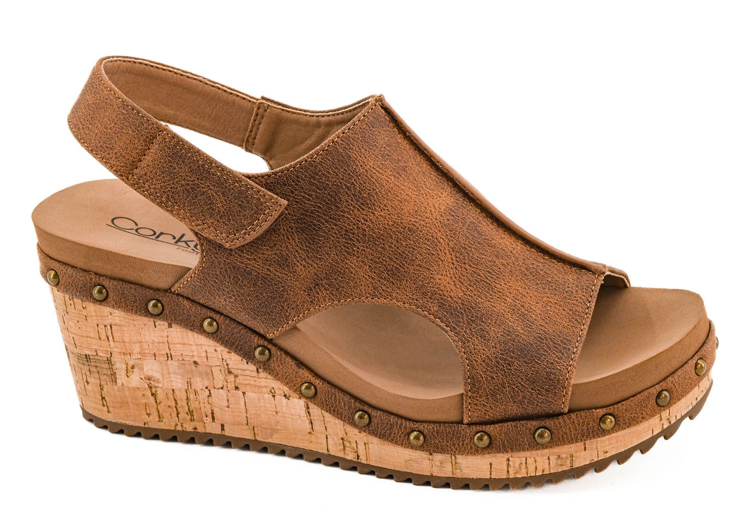 Corkys For Keeps Wedge- Rust