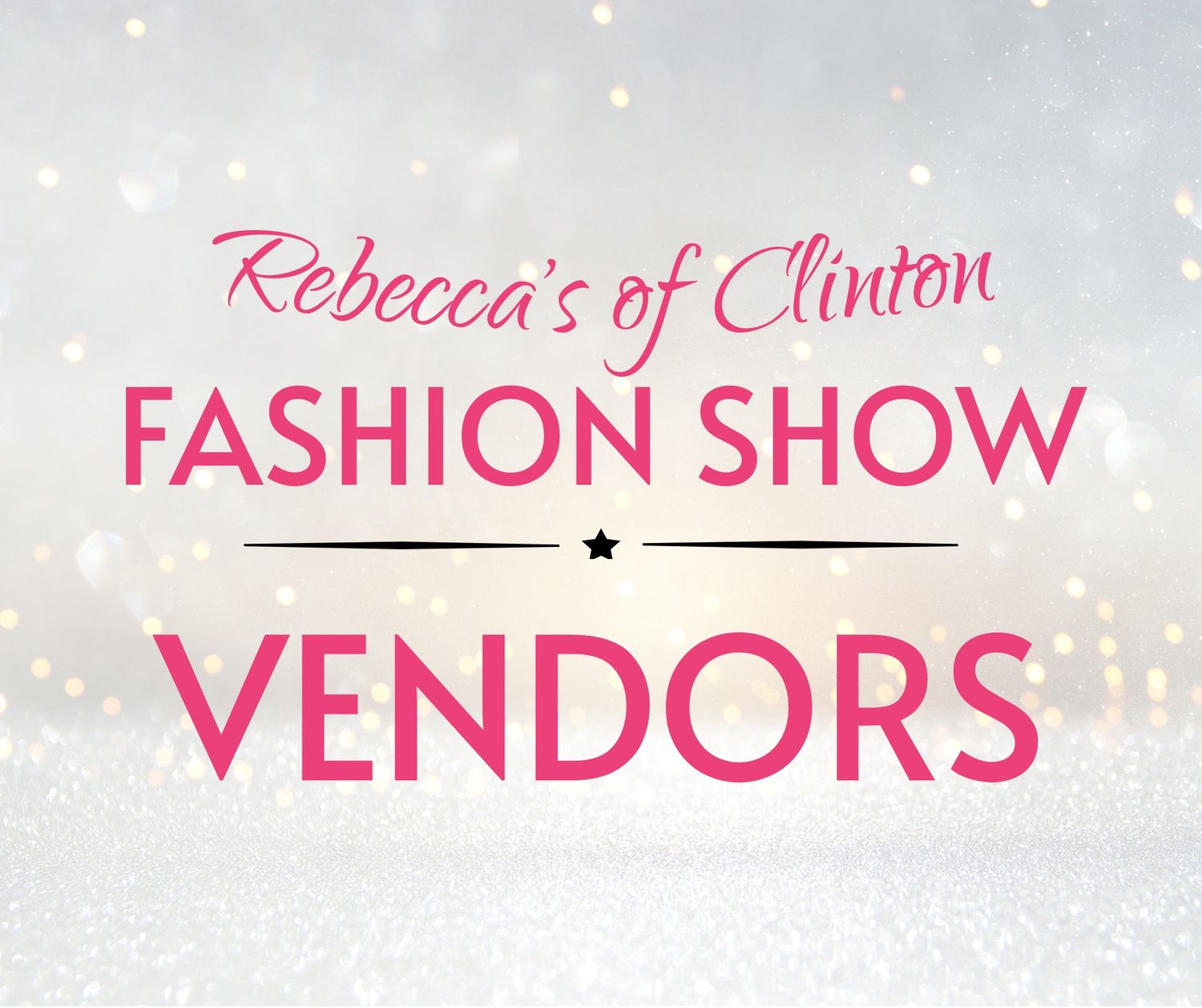Vendor Spot for Fashion Show