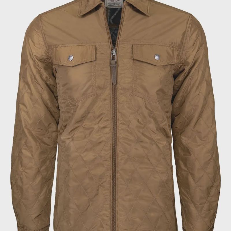 American Cattle Co. Brown Jacket with Patterned Inside