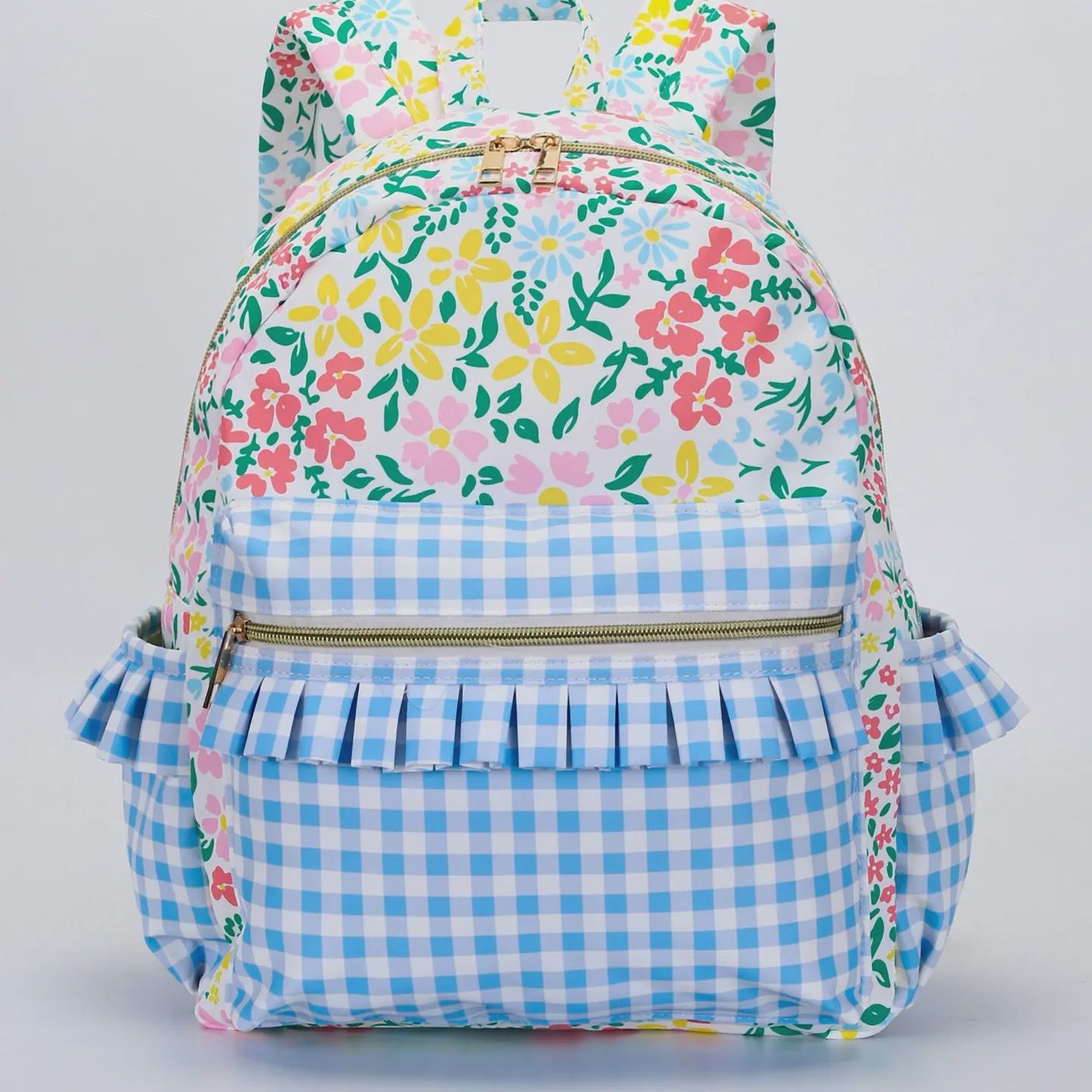 Sassy Kids Yellow Flower Kids Ruffle Backpack