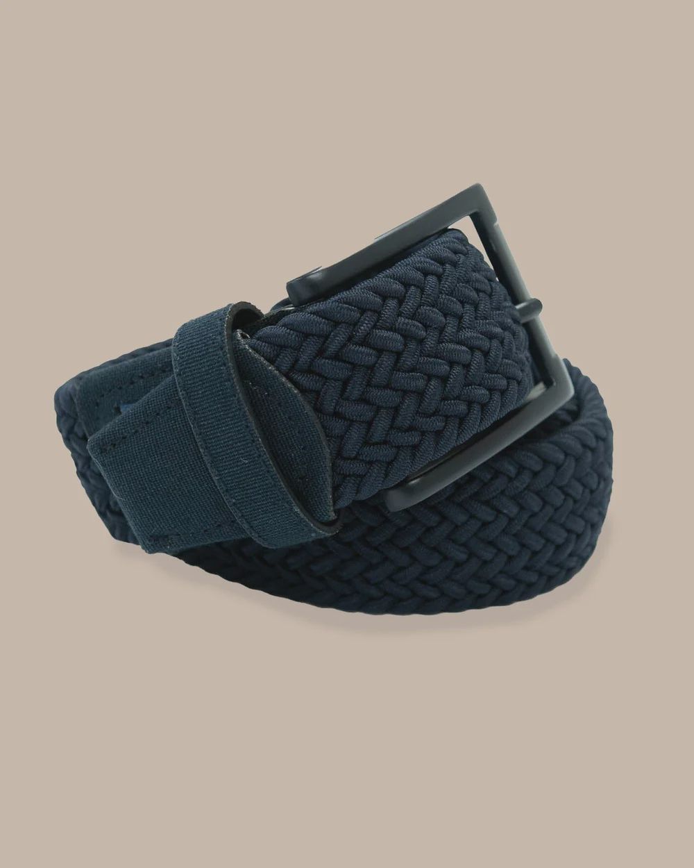 Southern Tide Caddie Braided Belt- True Navy