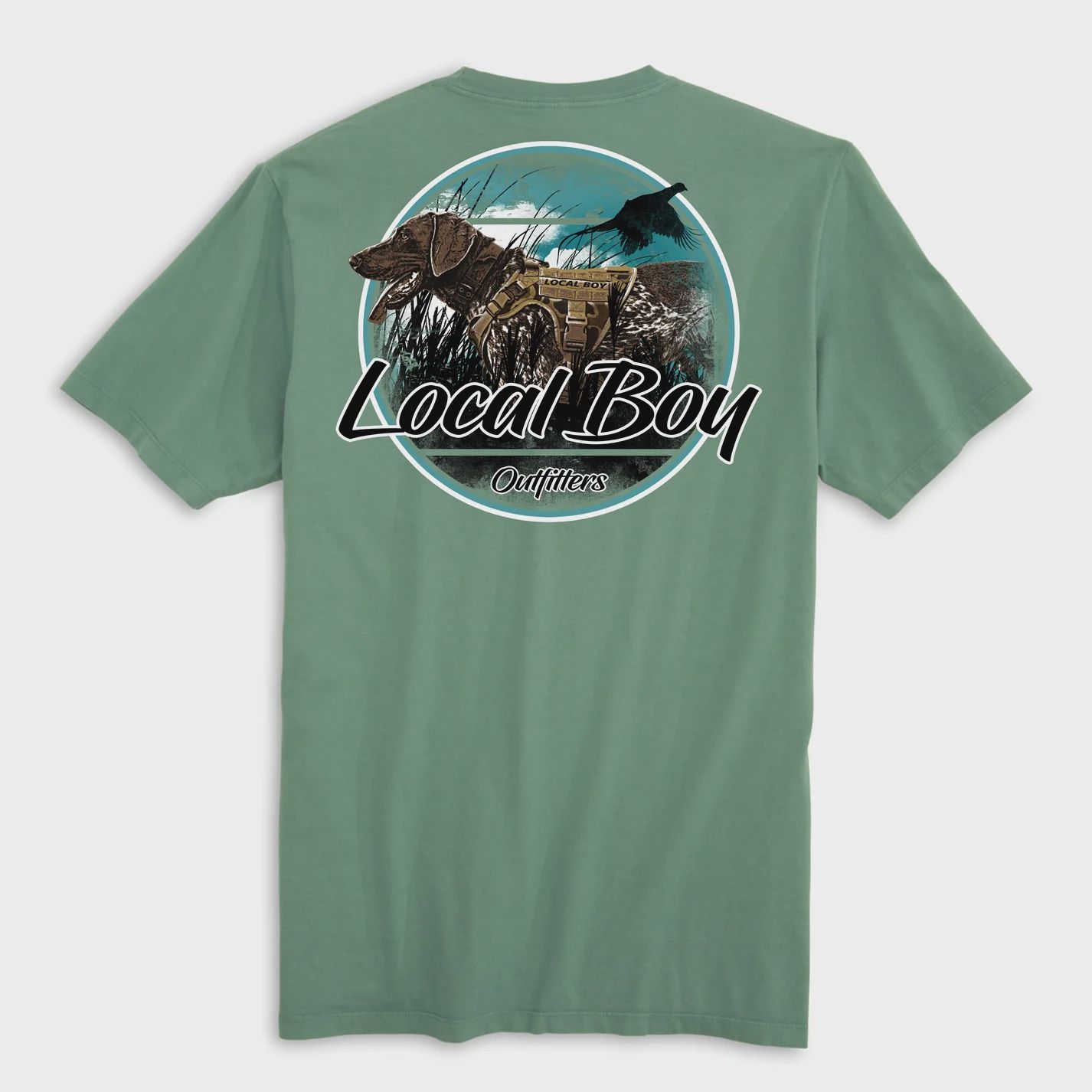 Local Boy GSP Flush T-Shirt- Light Green
