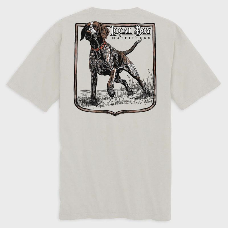 Local Boy GSP Hunt T-Shirt- Silver