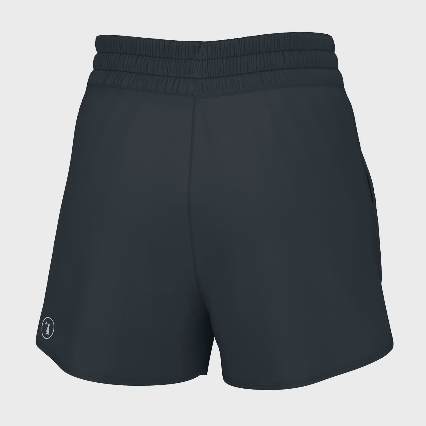 Local Girl Womens High-Waisted Volley Shorts- Black