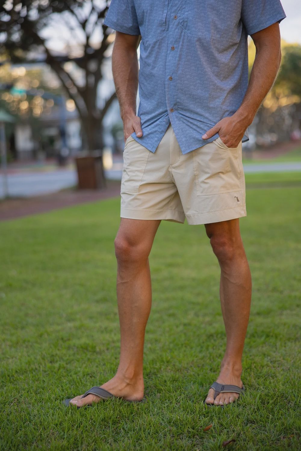 Local Boy Chum Shorts- Khaki