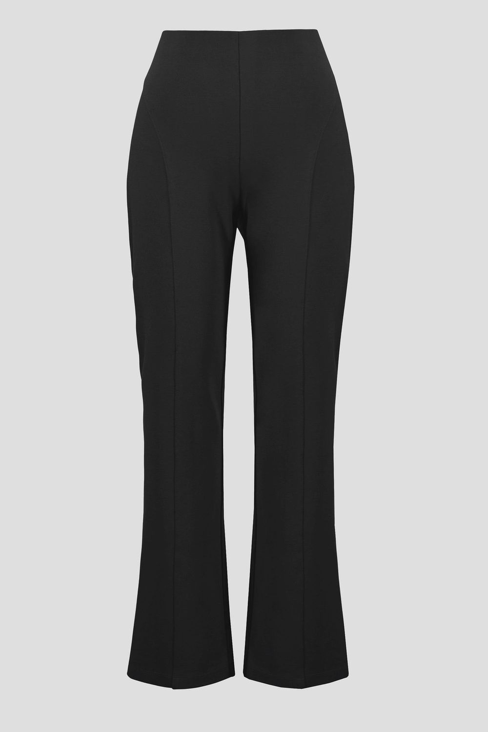 Joseph Ribkoff Heavy Knit Slim Fit Pull-On Pants- Black