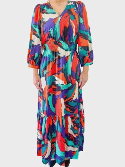Jade Melody Tam Spiced Strokes Maxi Dress