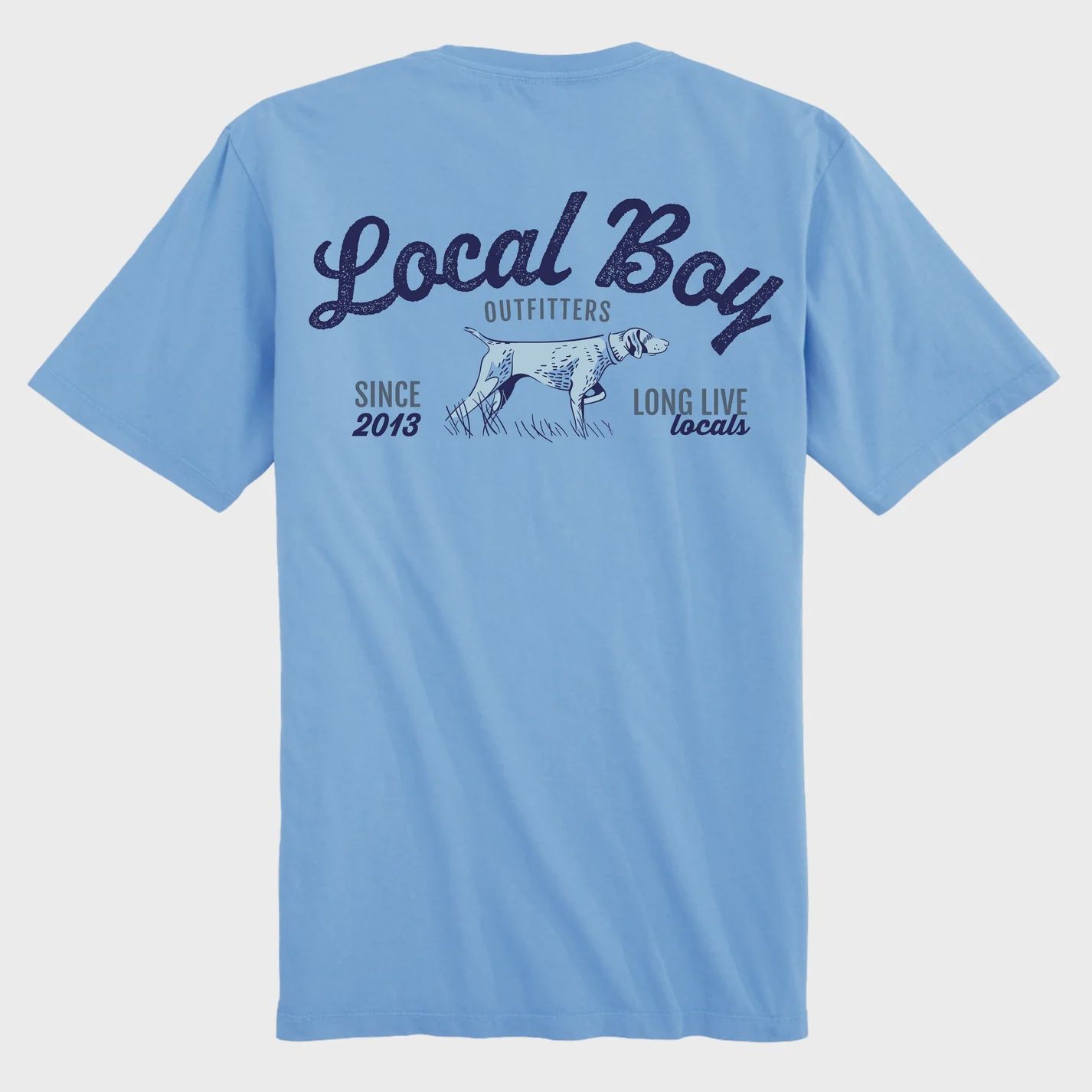 Local Boy Outfitters Washed Denim Youth Bird Dog Arch T-Shirt