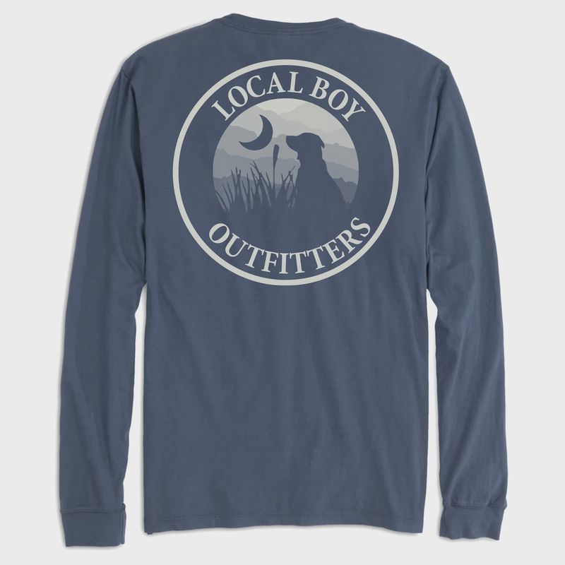 Local Boy Outfitters China Blue Original Blueridge LS Tee