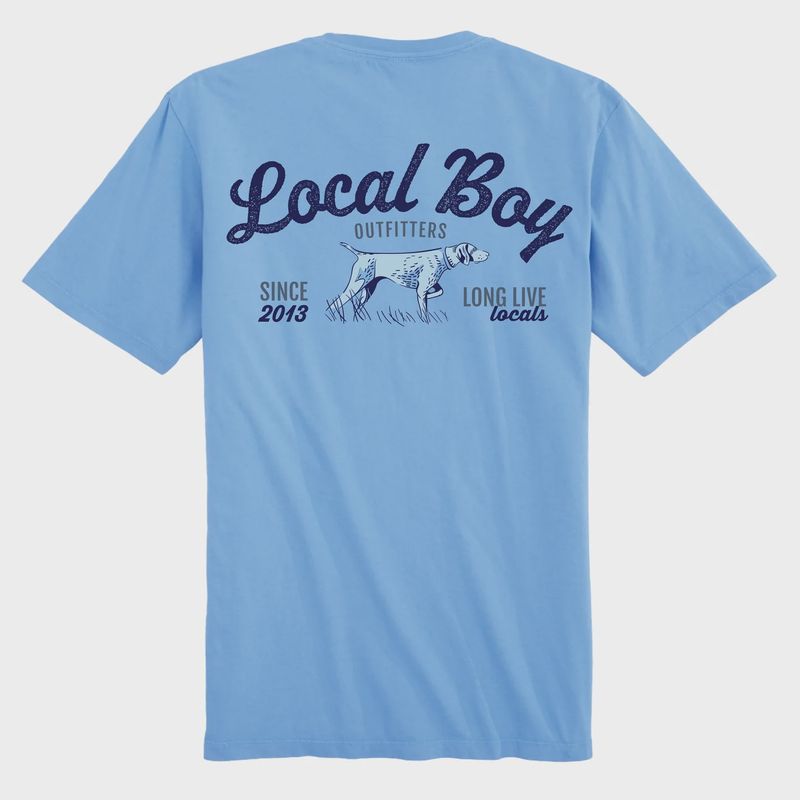 Local Boy Outfitters Washed Denim Bird Dog Arch SS Tee