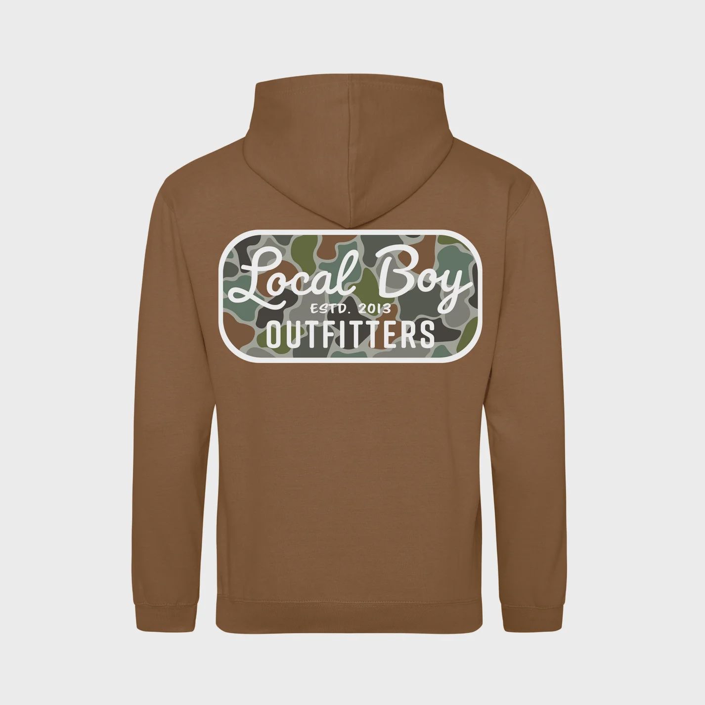 Local Boy Outfitters Caramel Toffee Brushwood Hoodie - Retro Patch FC