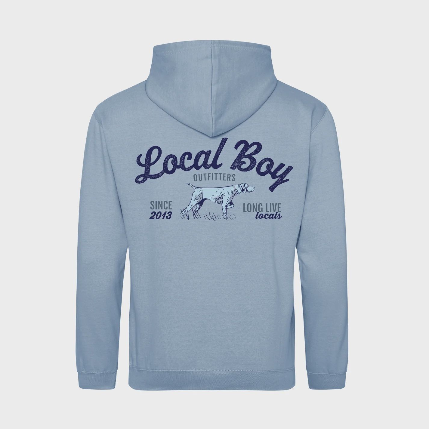 Local Boy Outfitters Sky Blue Brushwood Hoodie - Bird Dog Arch