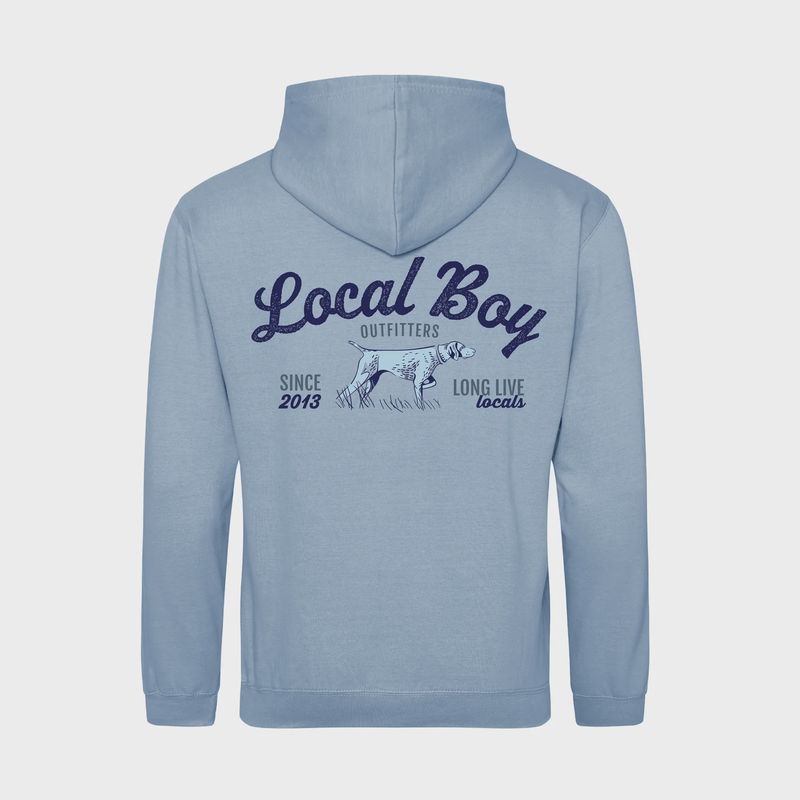 Local Boy Outfitters Sky Blue Brushwood Hoodie - Bird Dog Arch