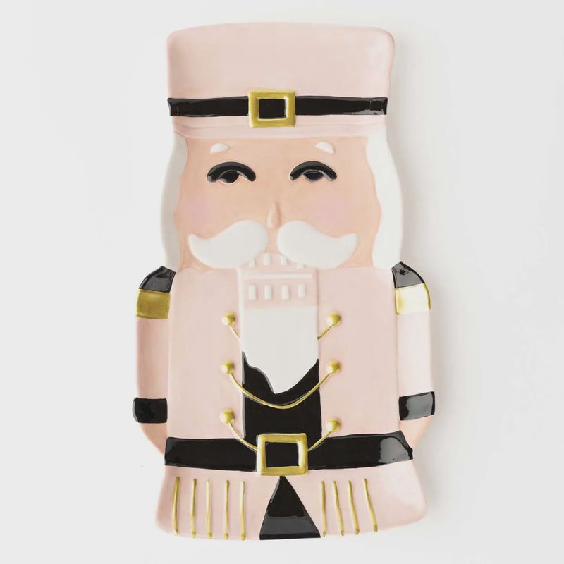 Oak Lane Pink Nutcracker Platter