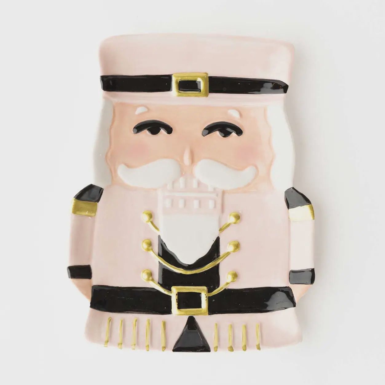 Oak Lane Pink Nutcracker Dessert Plate