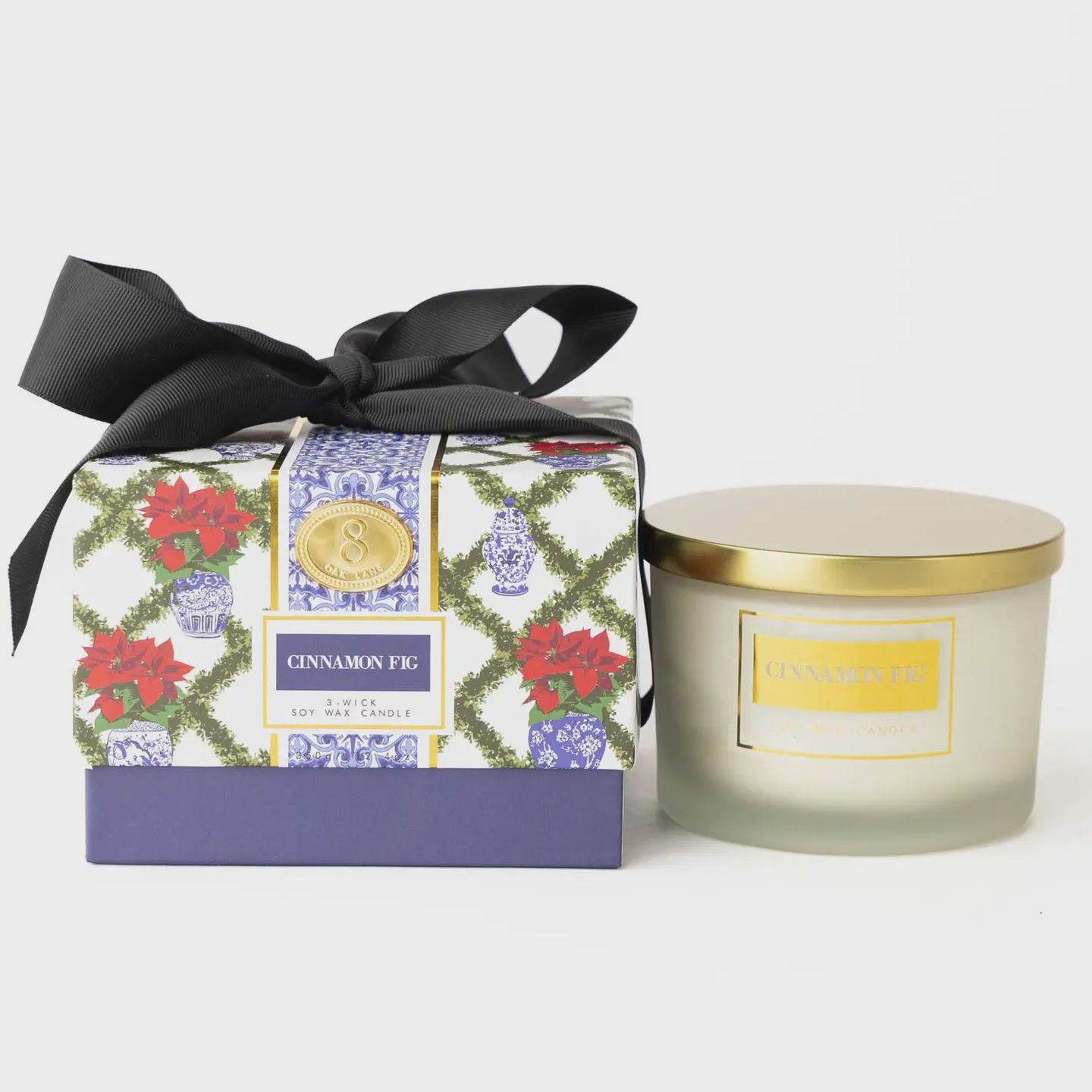 Oak Lane Cinnamon Fig 3-Wick Boxed Soy Wax Candle