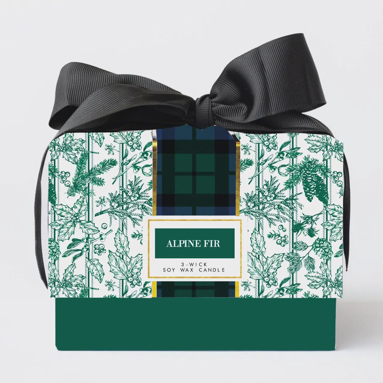 Oak Lane Alpine Fir 3-Wick Boxed Soy Wax Candle