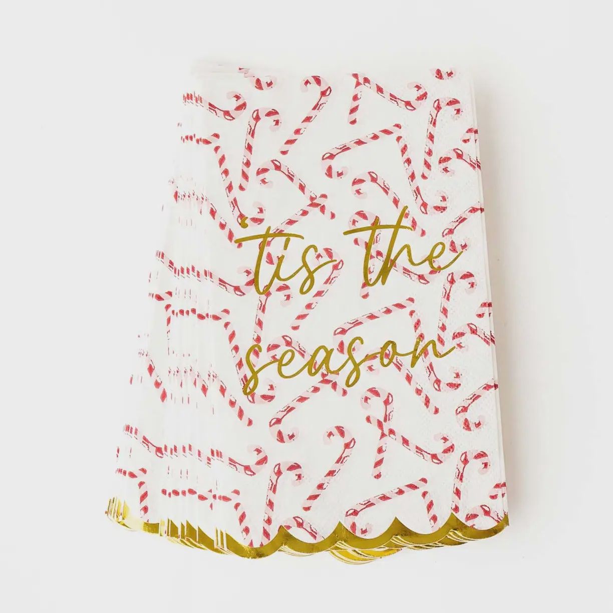 Oak Lane Candy Cane Paper Guest Towel Packs