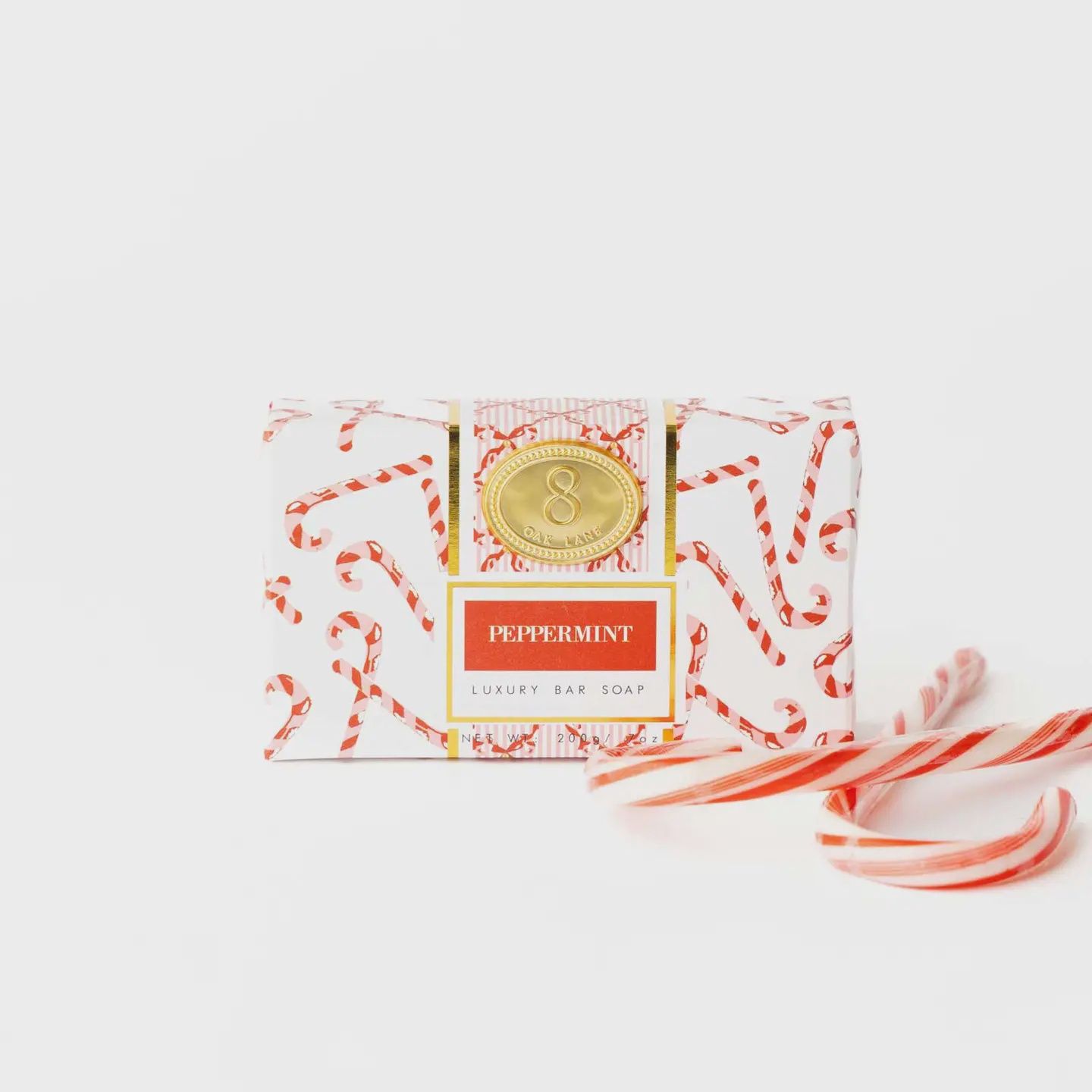 Oak Lane Peppermint Wrapped Bar Soap