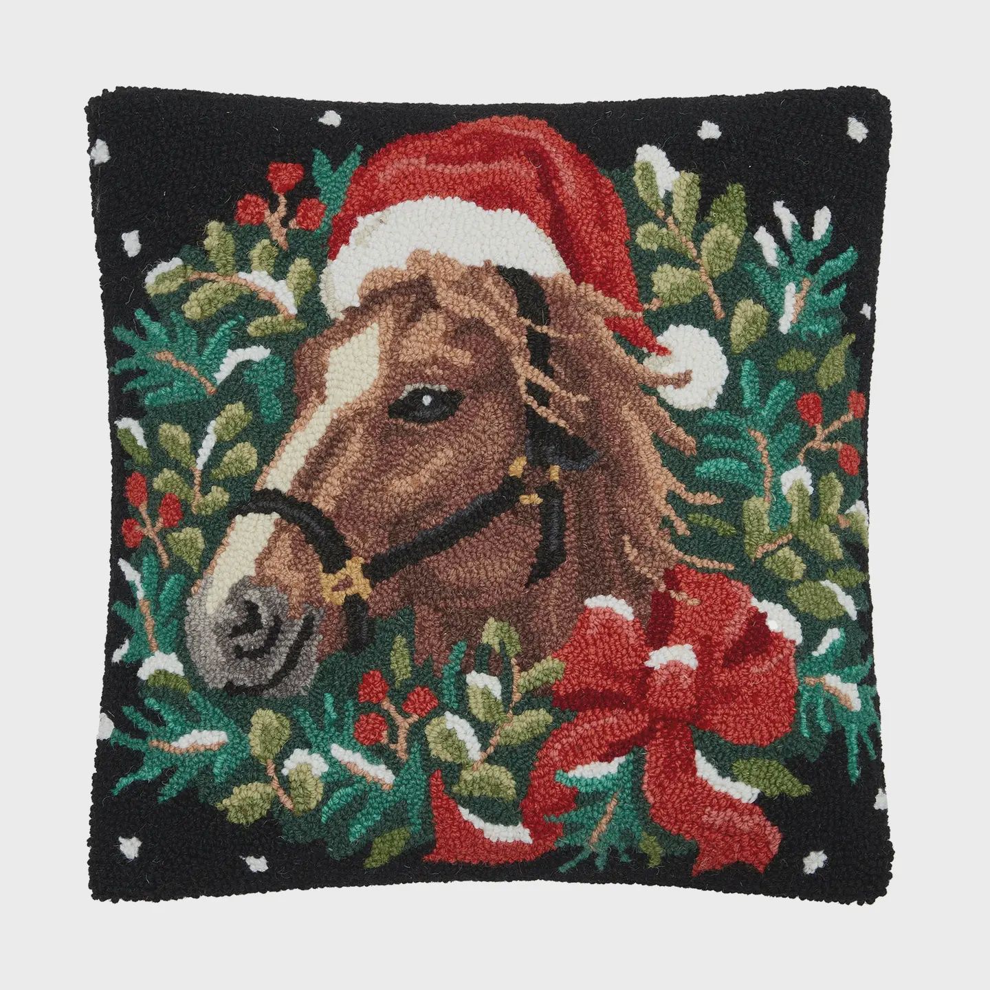 Peking Handicraft Holiday Horse Hook Pillow