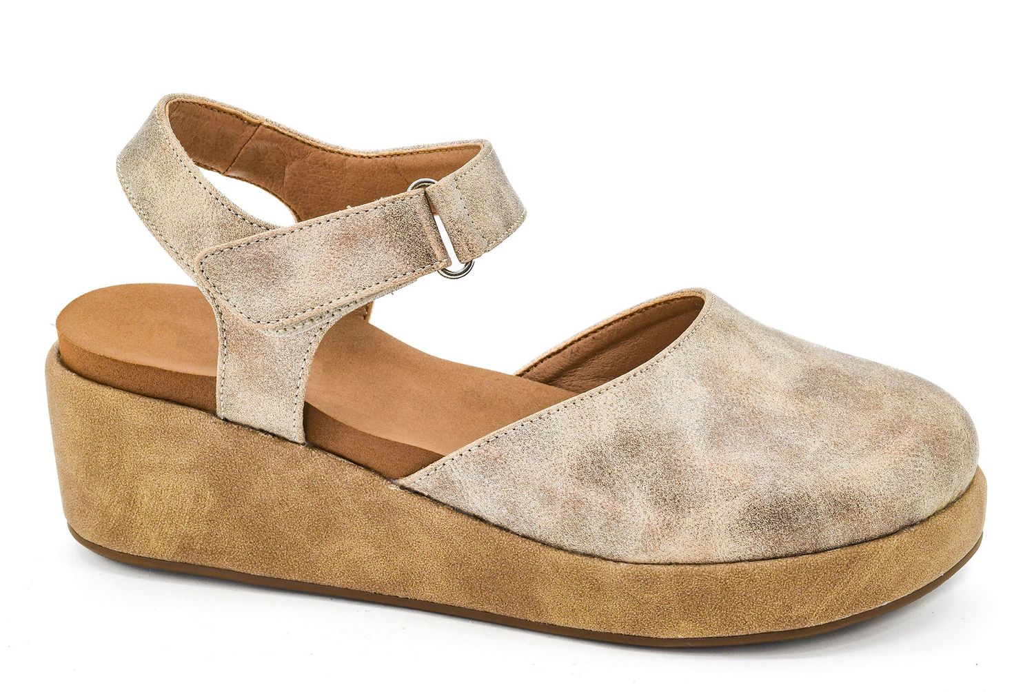 Corkys All In Wedge- Rose Gold Metallic
