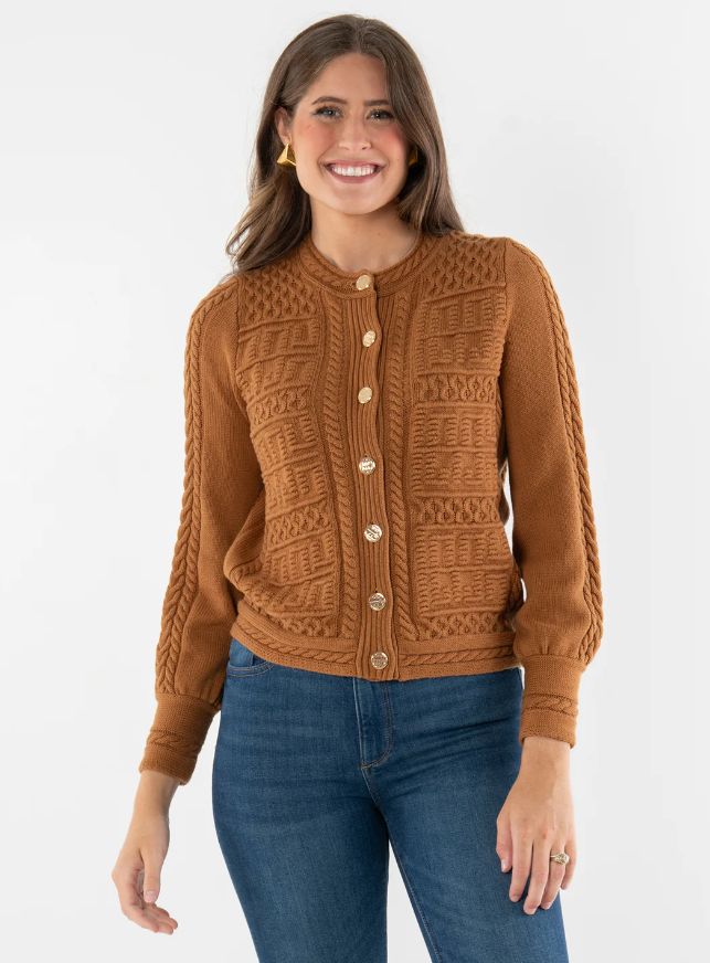 Emily McCarthy Brown Chloe Cardigan