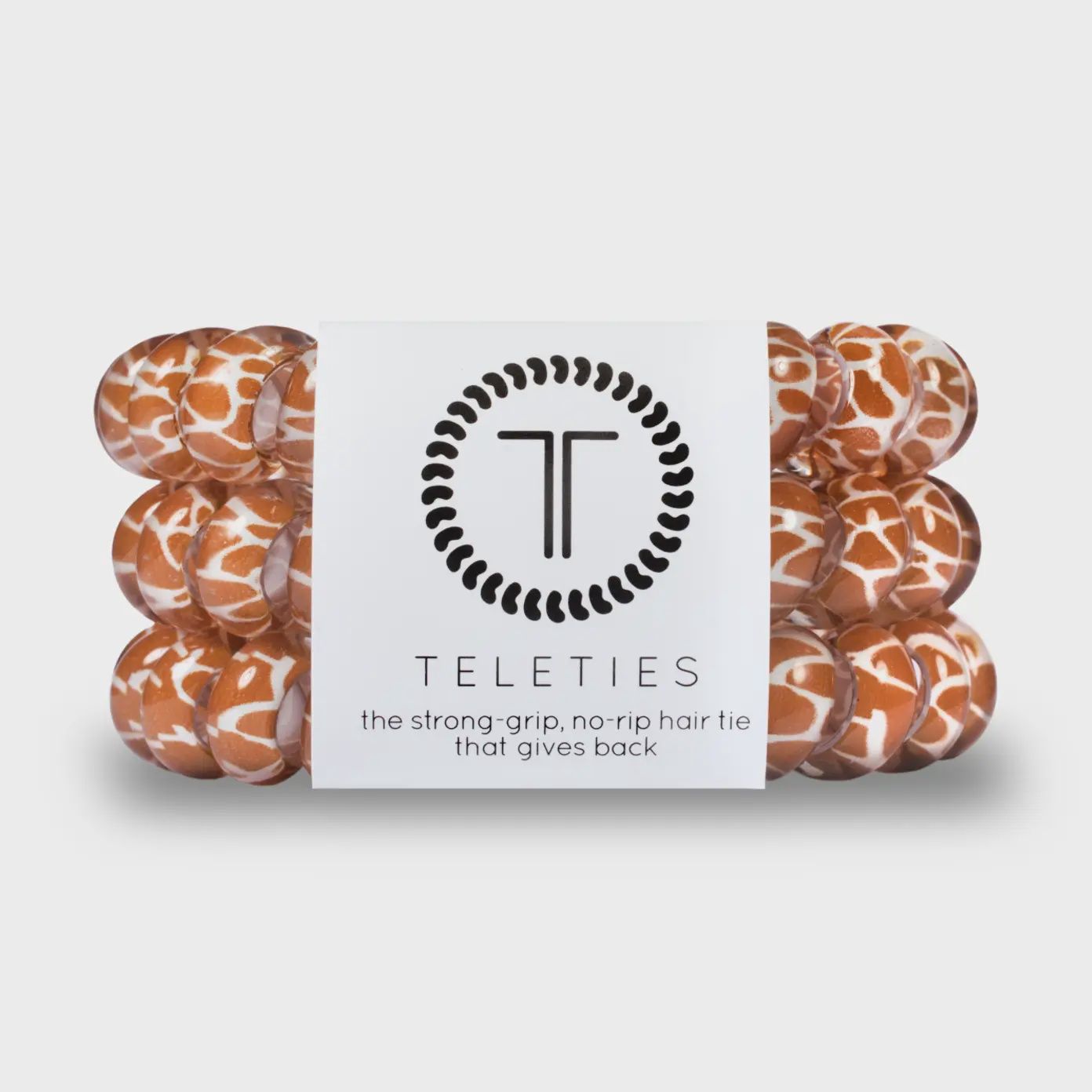 Teleties Spiral Hair Coils | Large | Giraffe Hair Ties