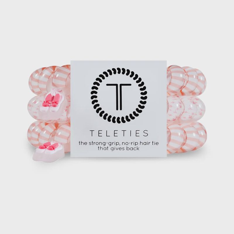 Teleties Spiral Hair Coils | Large | Ballet Hair Ties