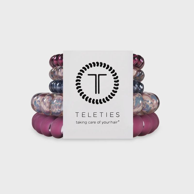 Teleties Spiral Hair Coils | Mix Pack | Purple Haze Hair Ties