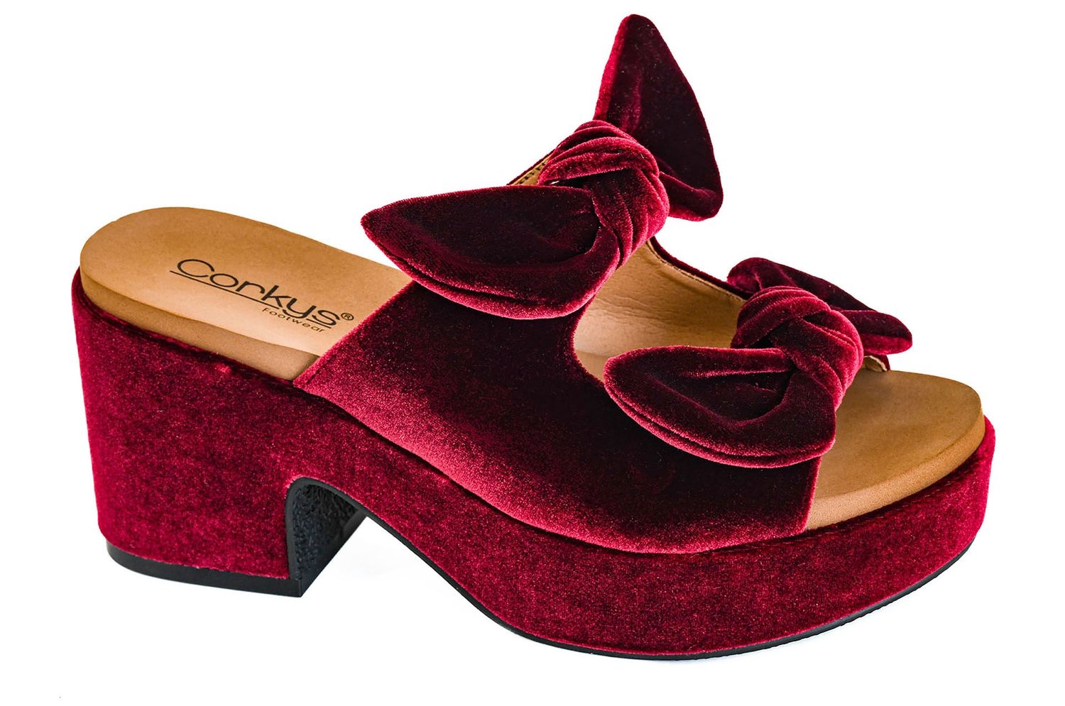 Corkys Put A Bow On It- Burgundy Velvet