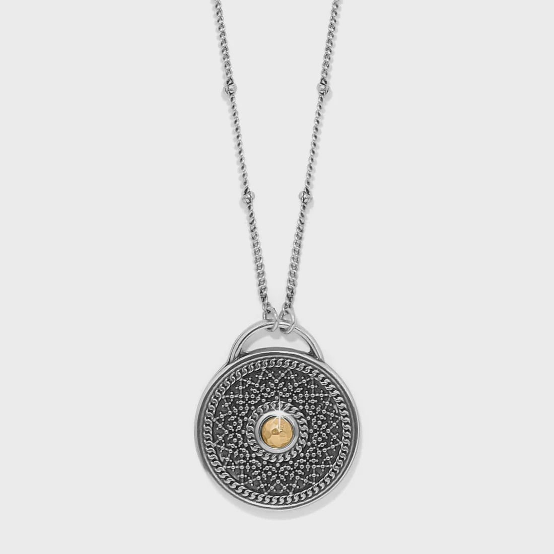 Brighton Ferrara Segreta Medallion Petite Necklace