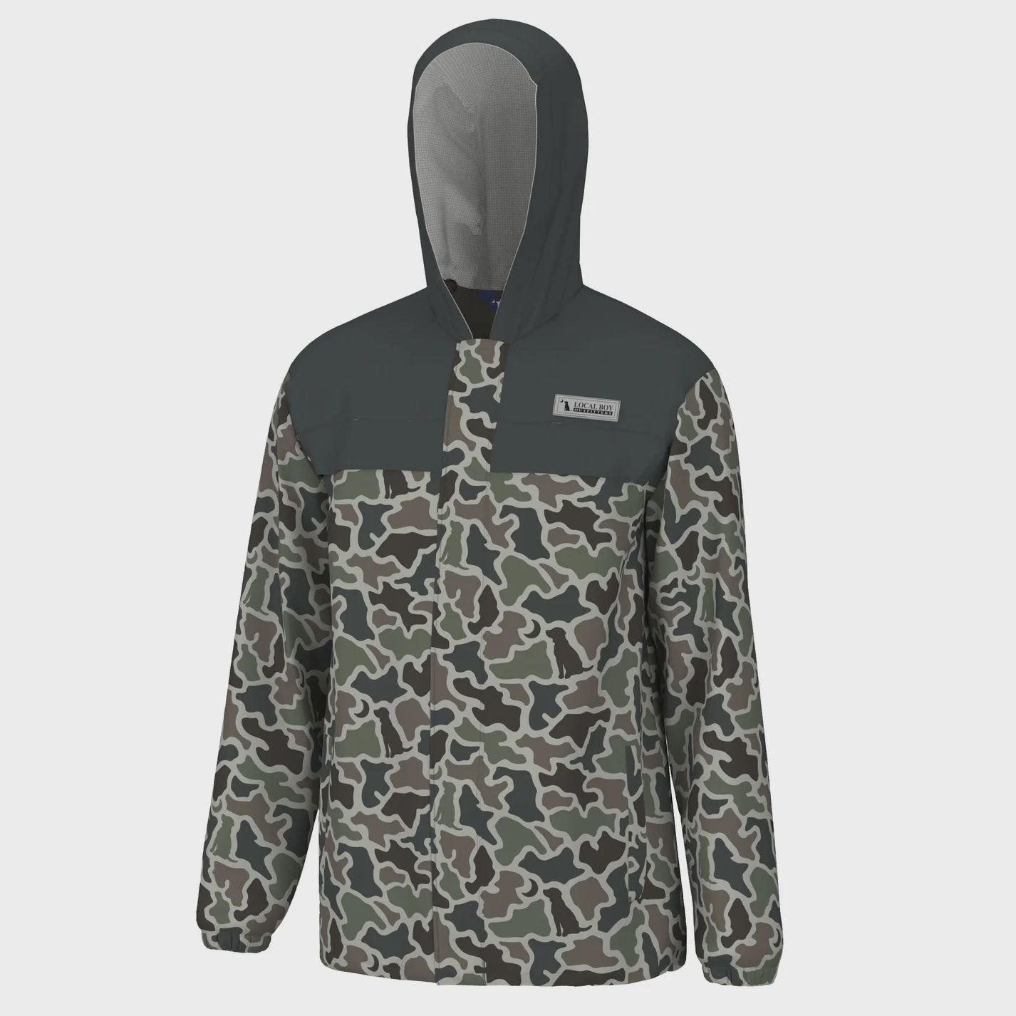 Local Boy Dark Slate &amp; Moon Rain Jacket