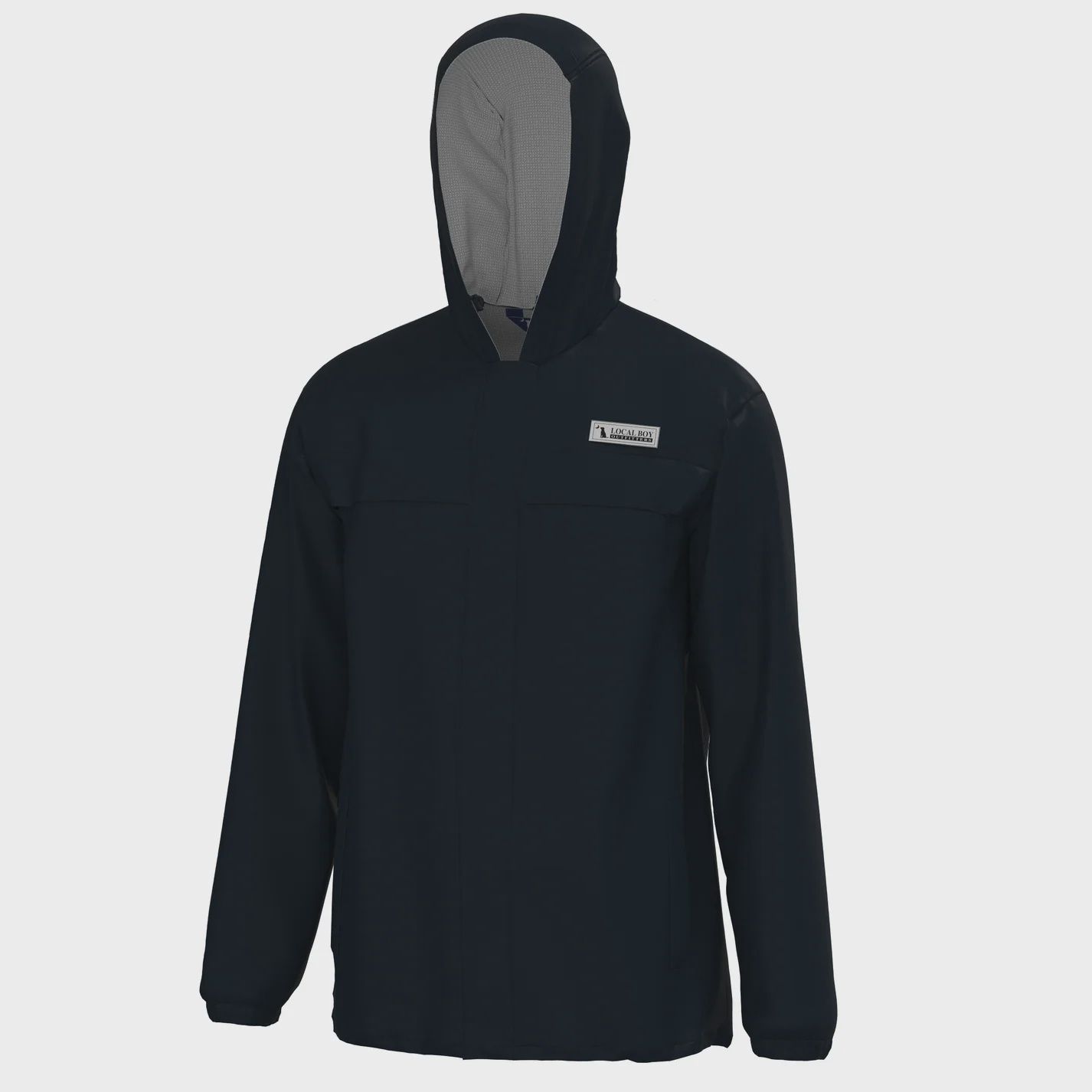 Local Boy Outfitters Black Rain Jacket