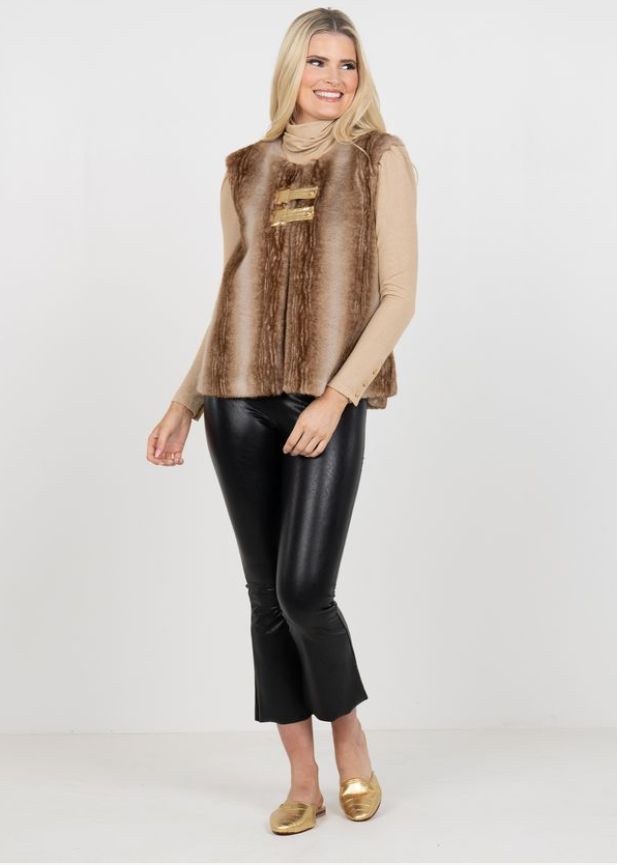 Emily McCarthy Roxy Fur Vest
