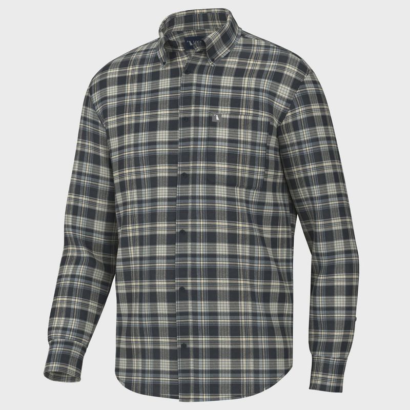 Local Boy Outfitters Navy/Blue/Tan Zeigler Stretch Flannel
