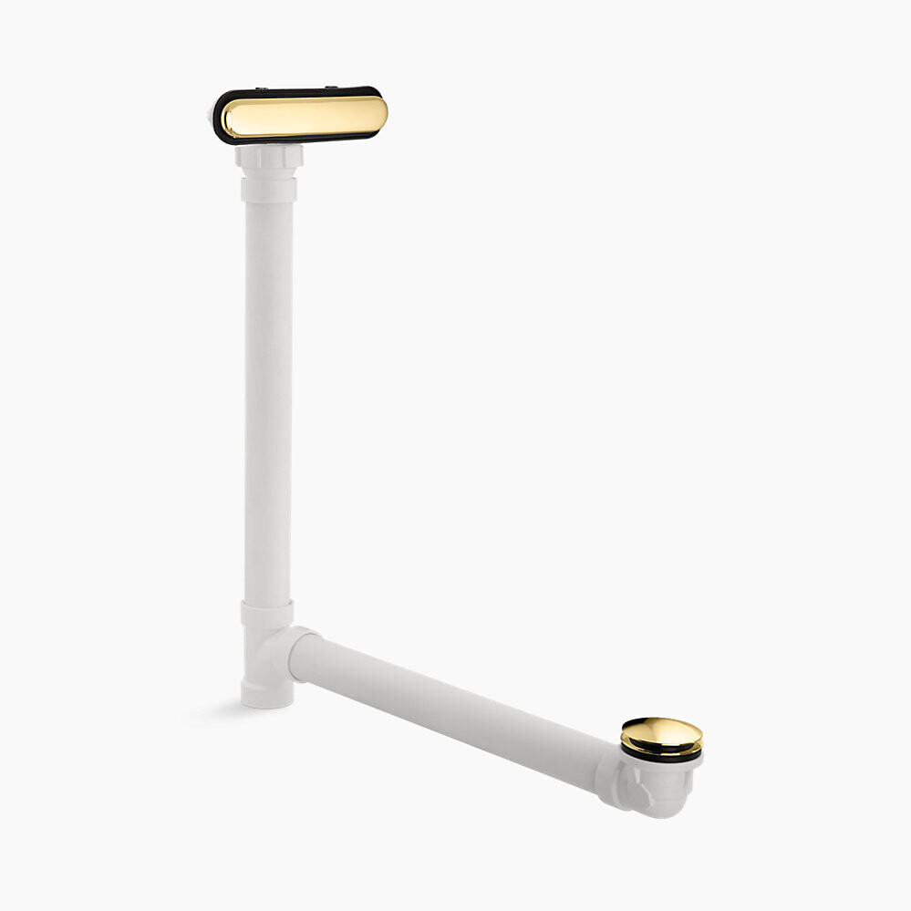 KOHLER - Clearflo Slotted Overflow Bath Drain Vibrant Polished Brass 7272-PB