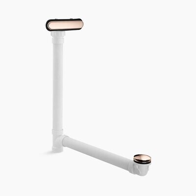 KOHLER - Clearflo Slotted Overflow Bath Drain Vibrant Rose Gold 7272-RGD