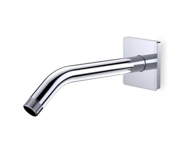 FLUID - 8" Shower Arm with Square Escutcheons - Brushed Nickel FP6027008BN