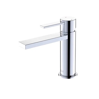 FLUID - Citi Square Single Lever Basin Faucet - Brushed Nickel F24011BN