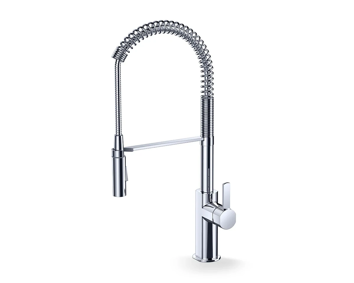 FLUID - Pre-Rinse Industrial Look Kitchen faucet - Chrome F830CP
