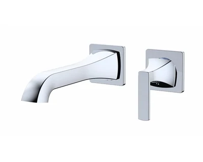 FLUID - Vancouver/Oceanside Wall Vancouver Faucet Trim - Brushed Nickel F23008TBN