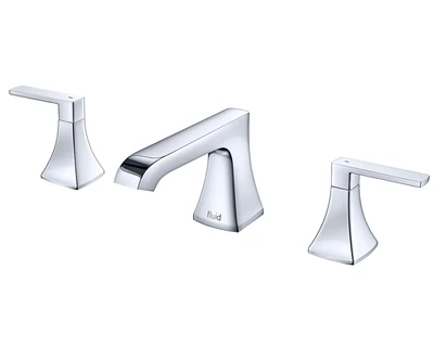 FLUID - Vancouver Dual Handle Basin Faucet - Chrome F15006CP