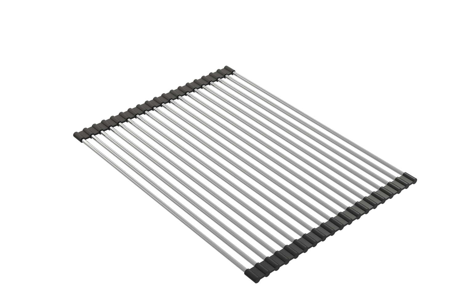 BOCCHI - Roller Mat, Stainless Steel with Black Edging; Compatible with 1600, 1606, 1634, 1635 sinks 2350 0003