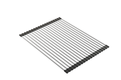 BOCCHI - Roller Mat, Stainless Steel with Black Edging; Compatible with 1600, 1606, 1634, 1635 sinks 2350 0003