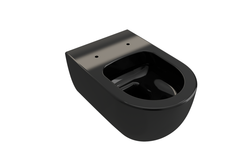 BOCCHI - Vettore Wall-Hung Toilet Bowl in Black 1416-005-0129