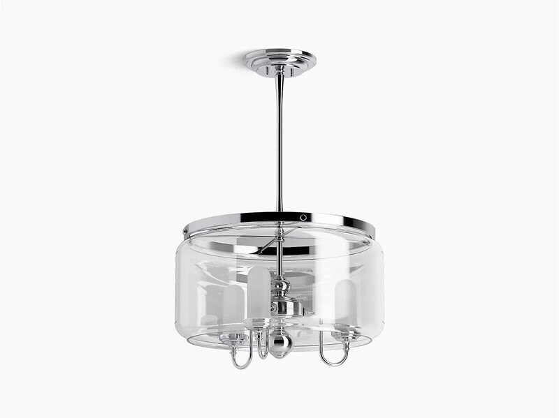KOHLER - Artifacts® 3 Light Chandelier - Drum 22656-CH03