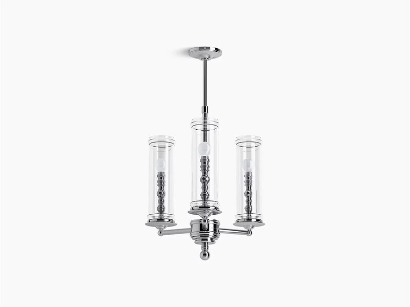 KOHLER - Damask® 3 Light Chandelier 23342-CH03