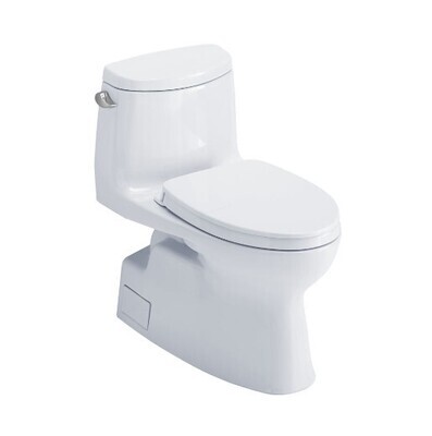 TOTO - Carlyle® II One-Piece Toilet, 1.28 GPF, Cotton White MS614124CEFRG#01